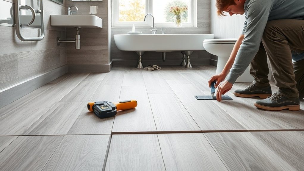 Bathroom Flooring Installation in Notting Hill